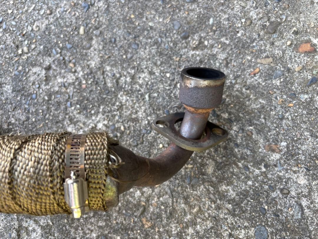 ドラッグスター400 スラッシュカットマフラー