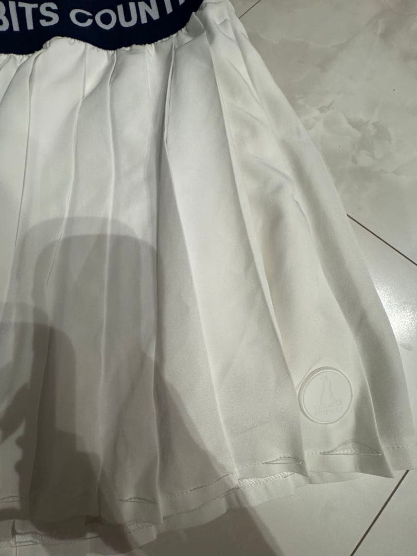 FR2 GOLF エフアールツーゴルフ プリーツスカート ホワイト系