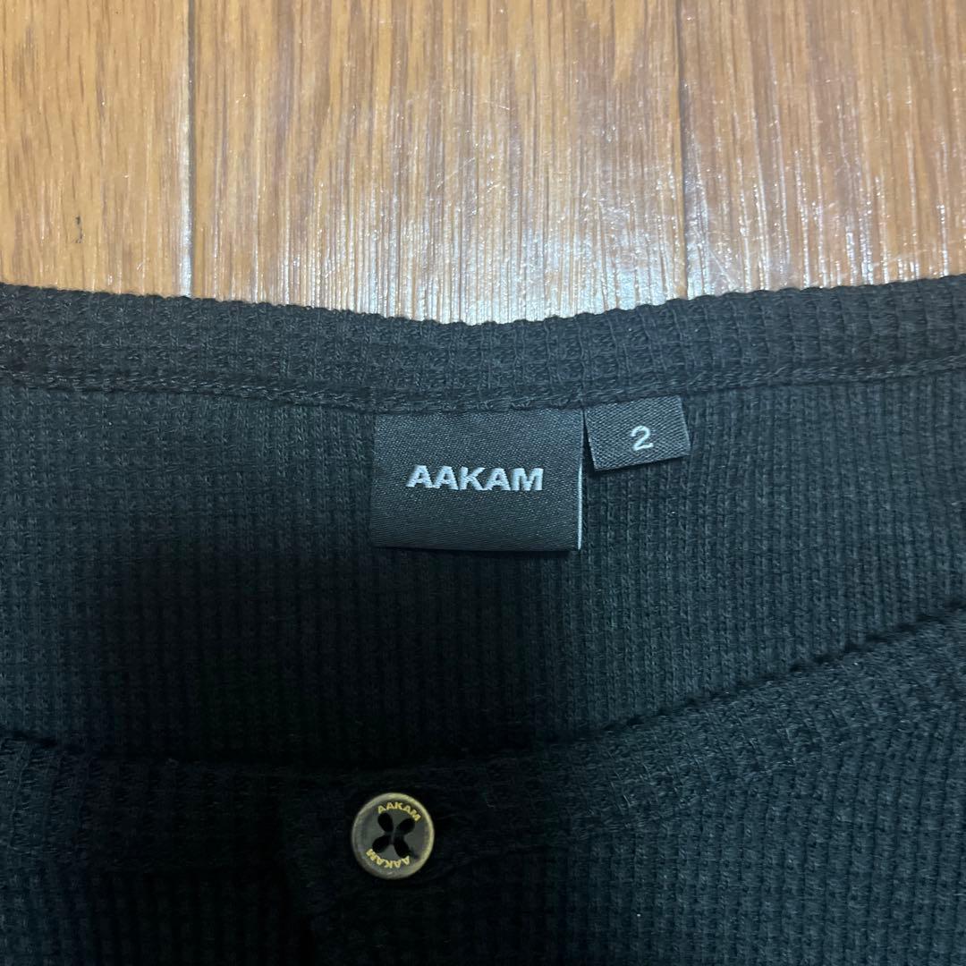 トップス Aakam Waffle Henry Neck Long Sleeve