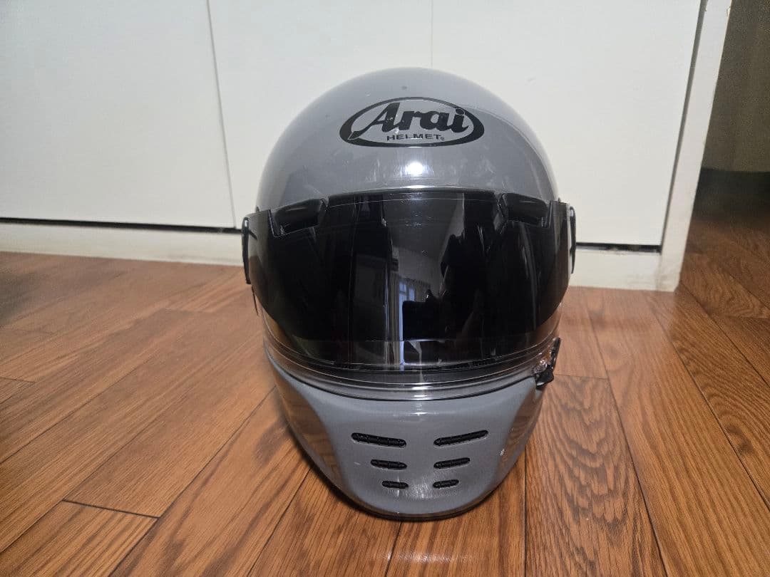 【サイズL】Araiヘルメット ラパイドネオ　モダングレー　シールド3枚付き