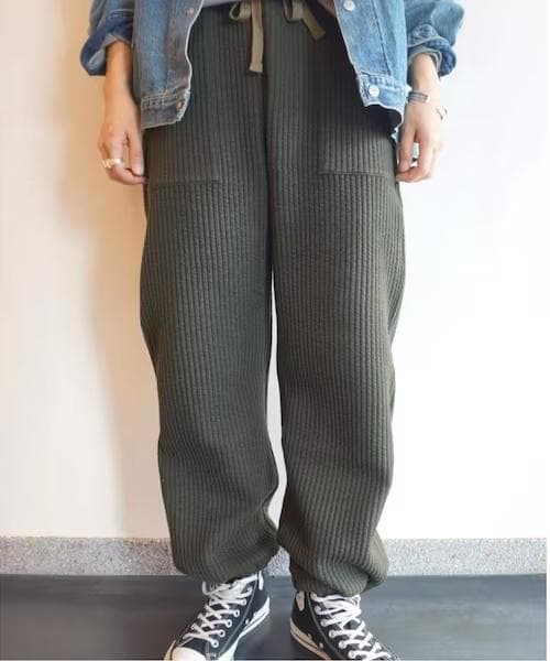 chimala チマラ 22AW キルティングドローストリングパンツ