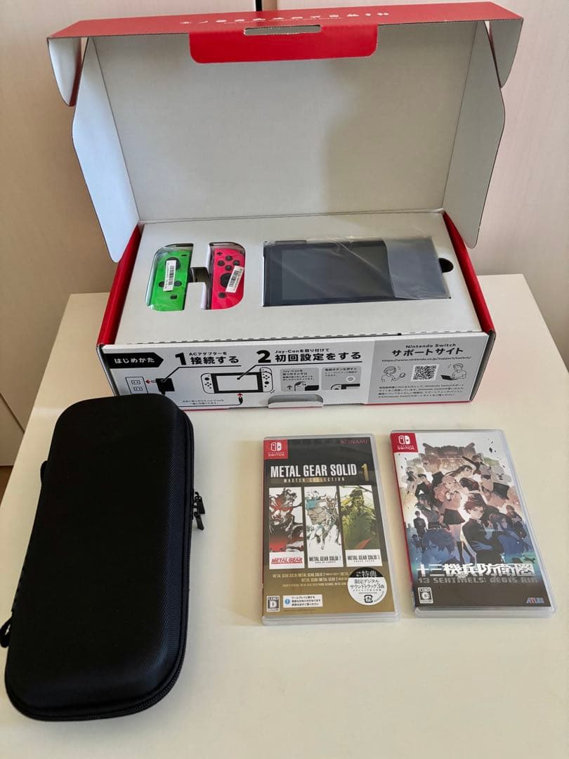 【美品】 Nintendo Switch 本体 +ケース+ソフト2本