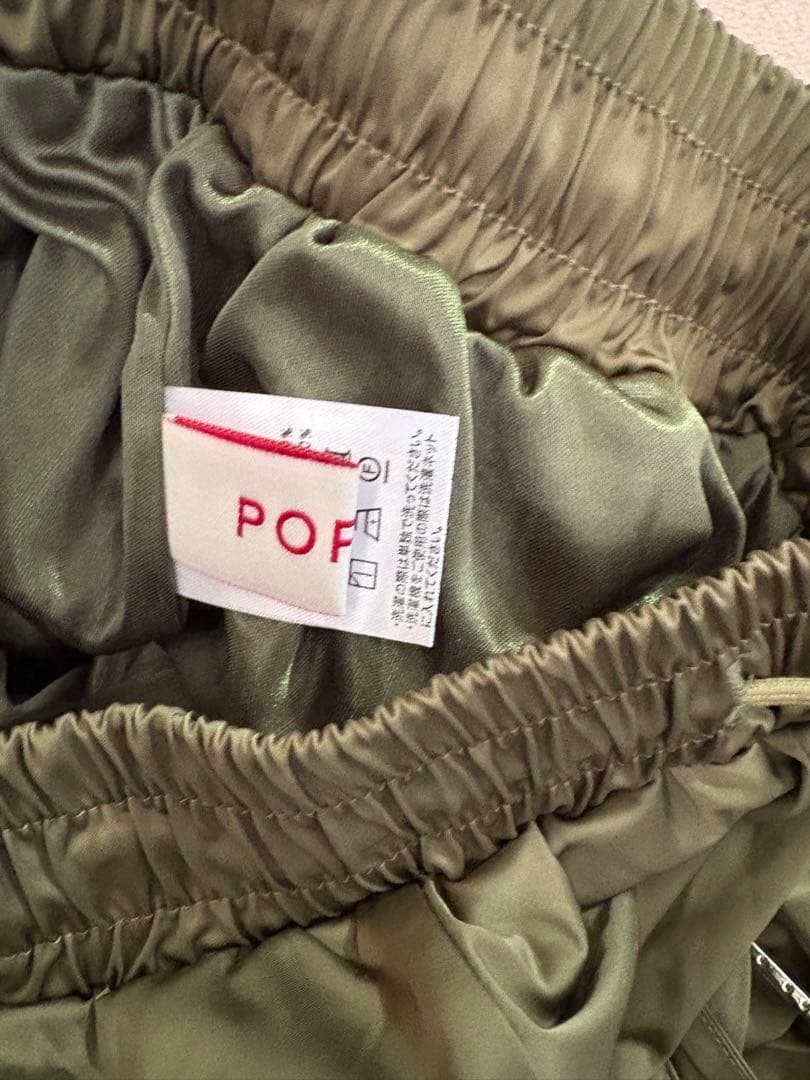 ＊POPPY＊ギャザーリボンカーゴパンツ　L