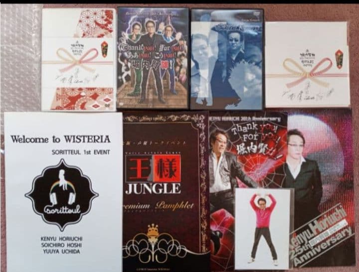 。【入手困難】 堀内賢雄 イベントDVD パンフレット セット