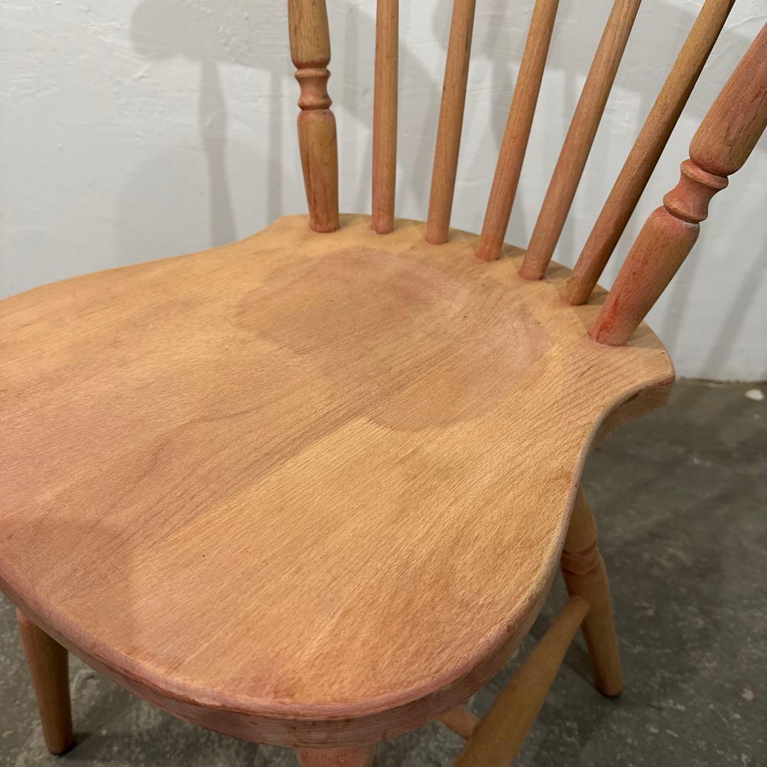 hangoutビンテージ　ダイニングチェア　剥離　1