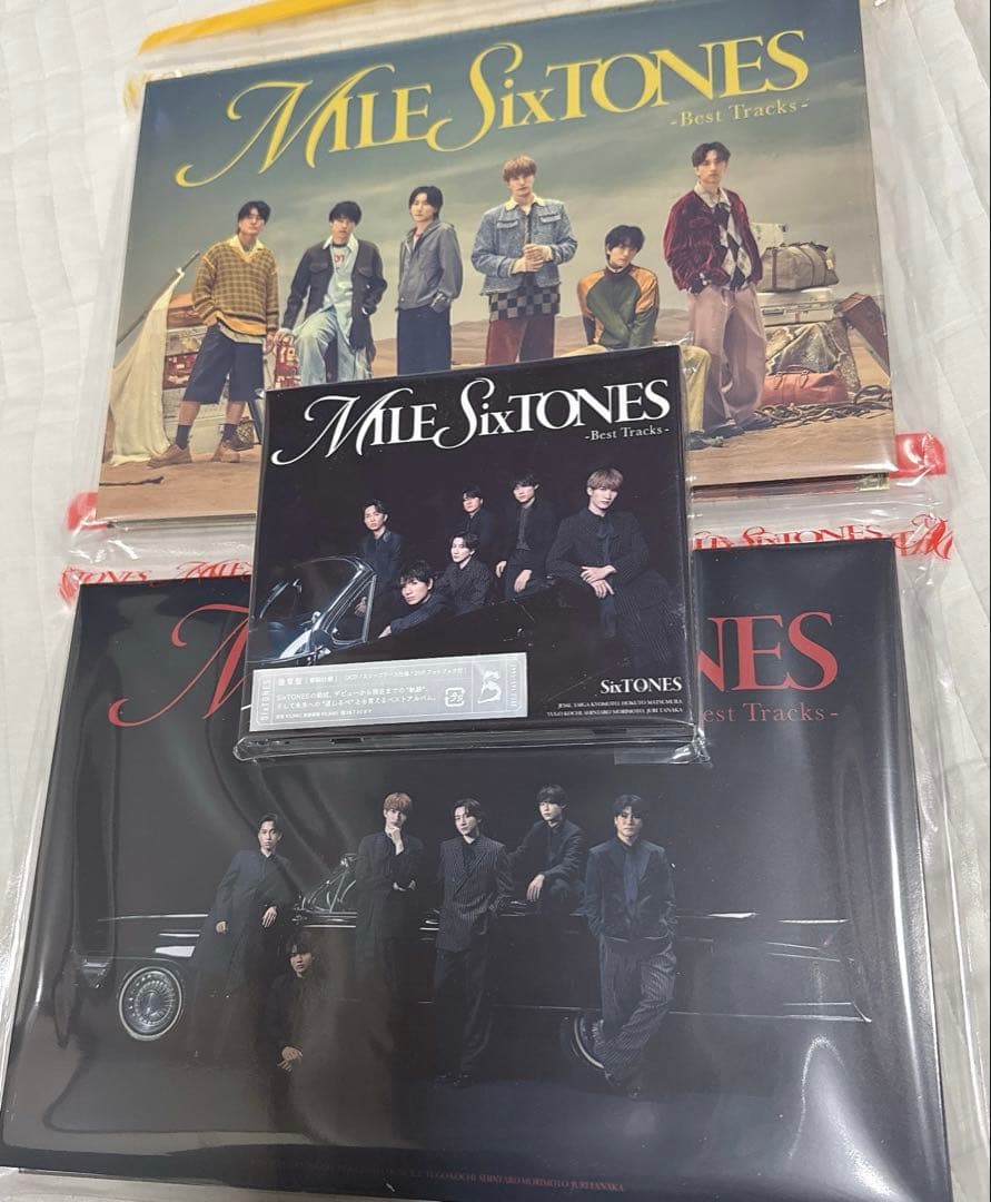 SixTONES ベストアルバム 3形態 BluRay 特典無し