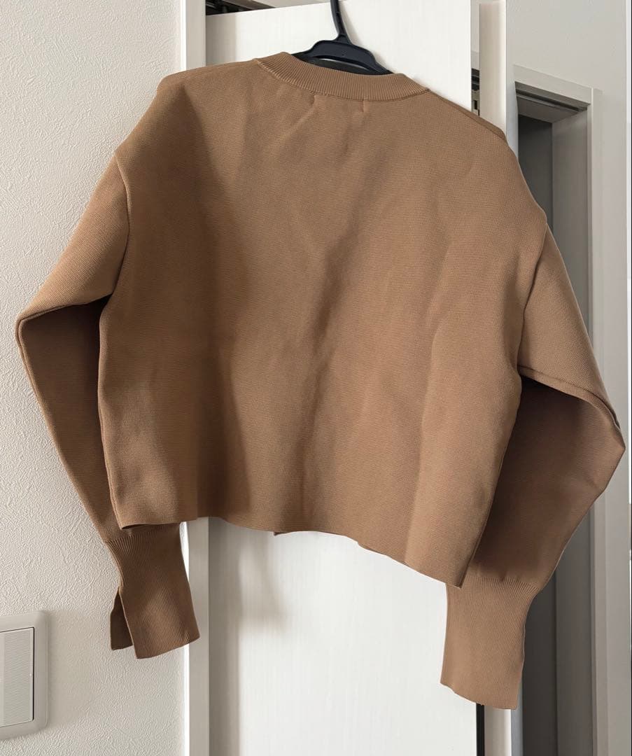 Arpege story 金ボタンニットジャケット キャメル　イエナ