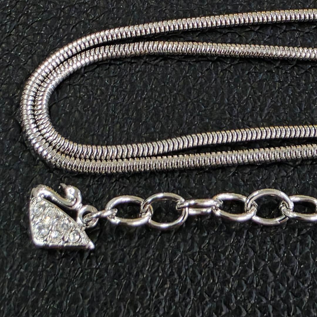 美品✨スワロフスキー ネックレス クロス 十字架 パヴェ クリスタル 大ぶり✨