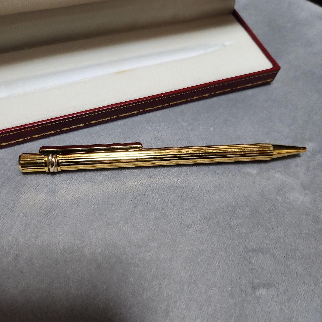 カルティエ　ボールペン　ゴールド