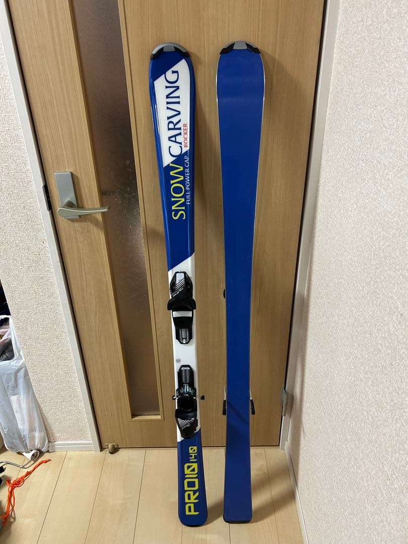  CARVING スキー板ビンディングセット 140