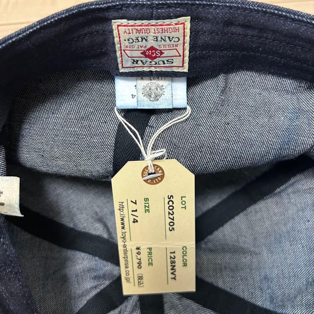 タグ付き未使用品【7 1/4(M)サイズ】10ozデニムアップルジャックキャップ