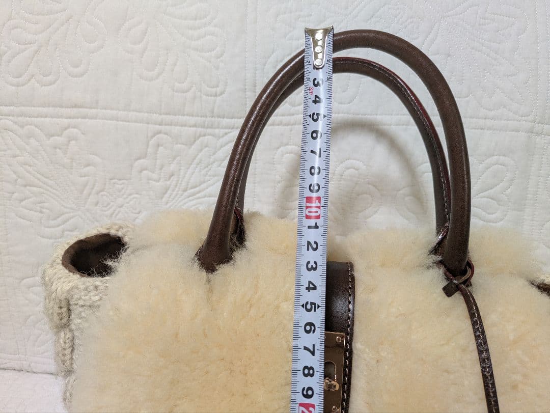 ユッコ　MUKU ムク　モンテローザ　ムートンハンドバッグ　もこもこ