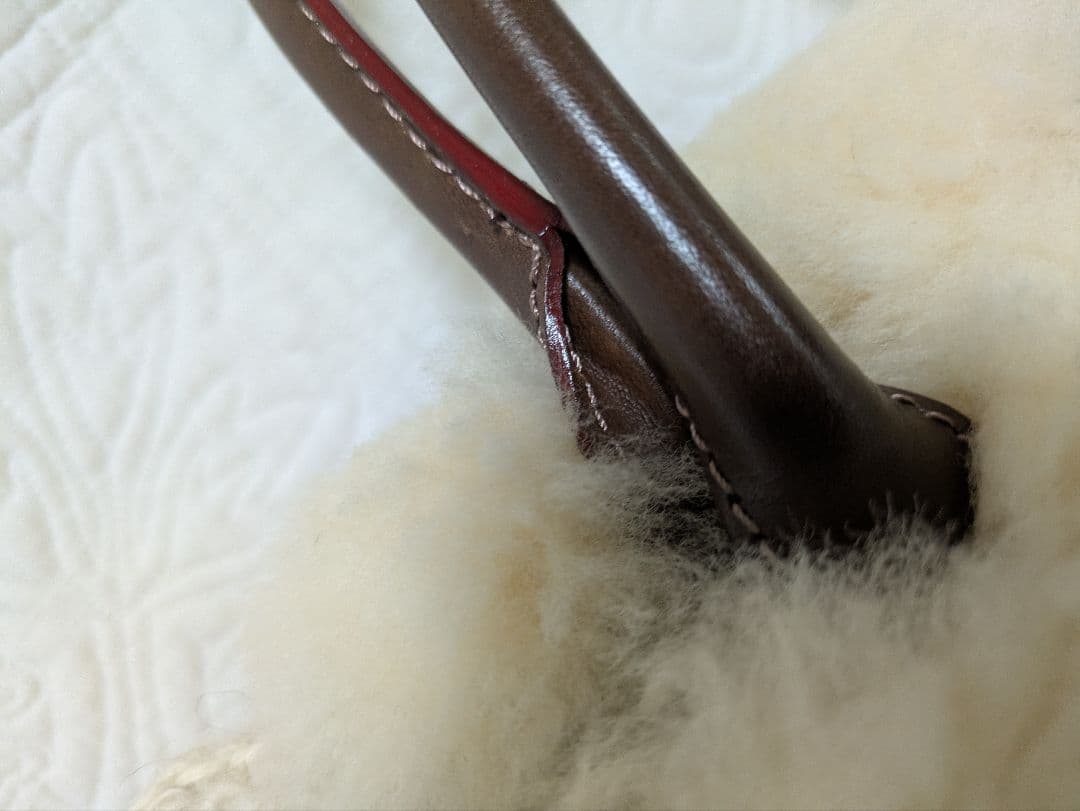 ユッコ　MUKU ムク　モンテローザ　ムートンハンドバッグ　もこもこ