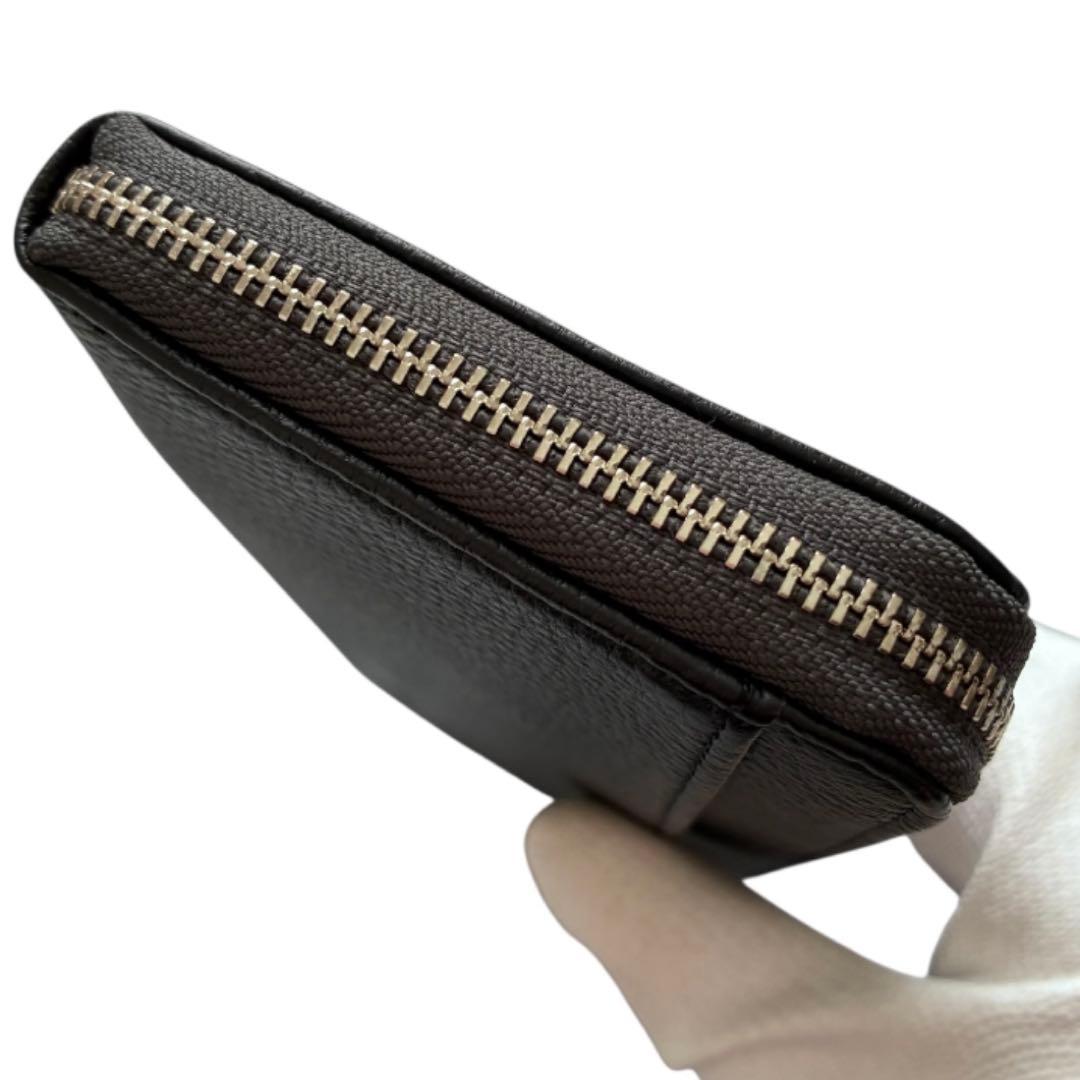 新品タグ付✨クレイサス 長財布 カメリア 黒 レザー 収納抜群 レディース 本革