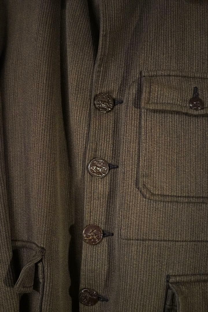 わ*ん様 50s ハンティングジャケット 動物ボタン フレンチヴィンテージ カバ