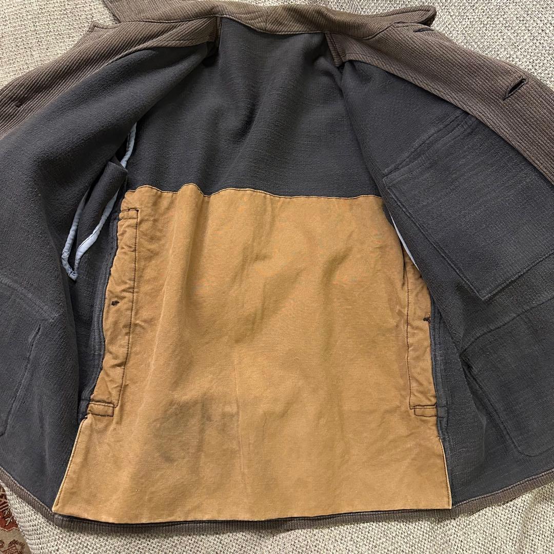 わ*ん様 50s ハンティングジャケット 動物ボタン フレンチヴィンテージ カバ