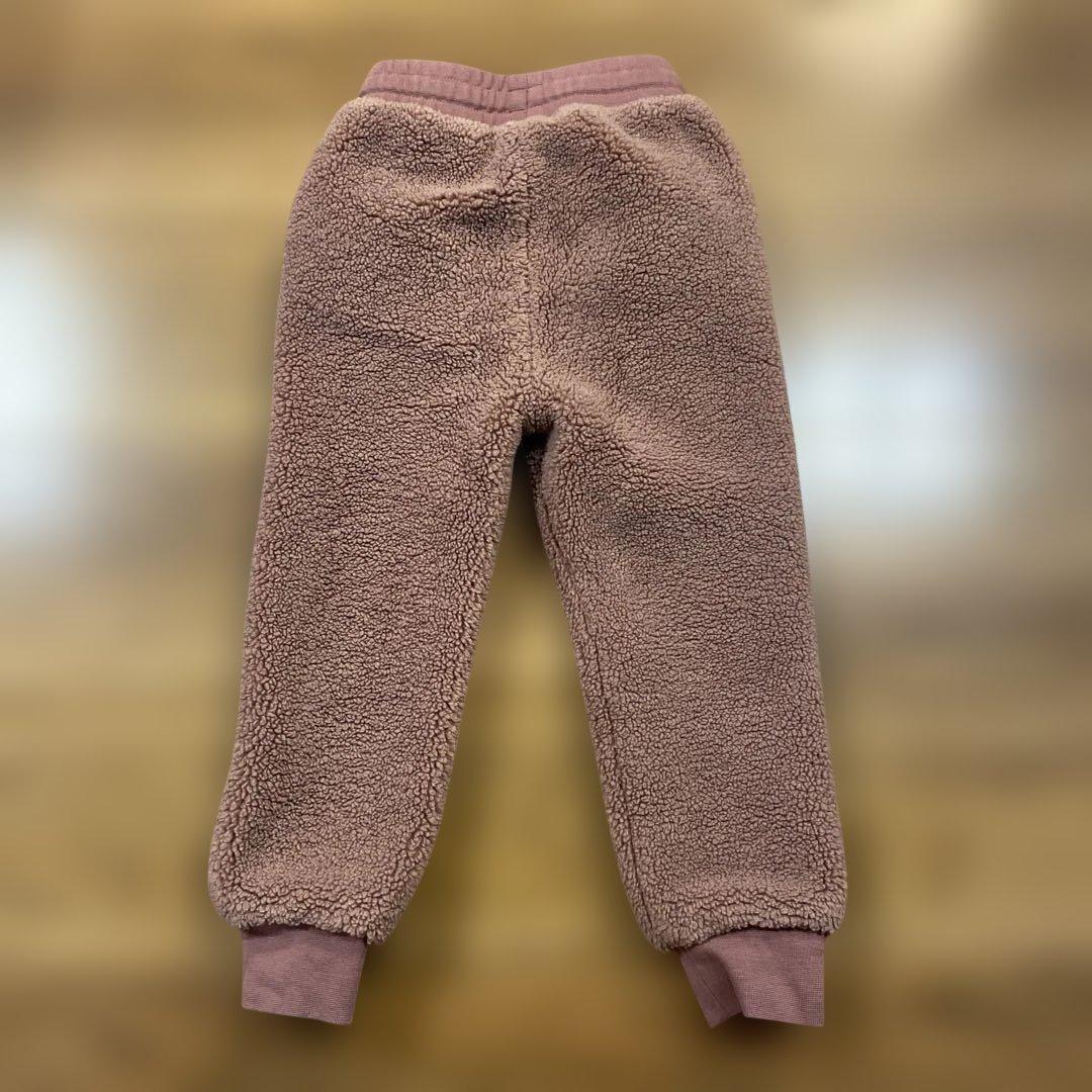 KITH kids セットアップ子供用 ボア　ピンクブラウン ジャケット パンツ
