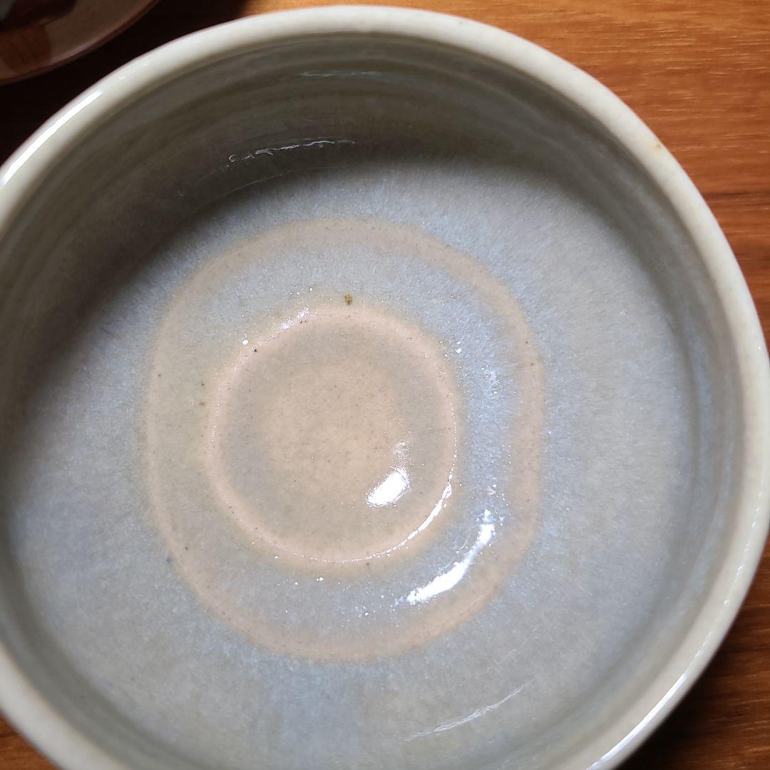 茶道具　赤膚焼茶碗　奈良絵　5個セット