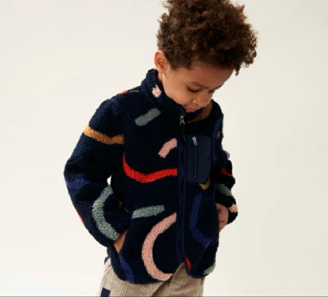 海外子供服　リーウッド　フリースジャケット 110cm