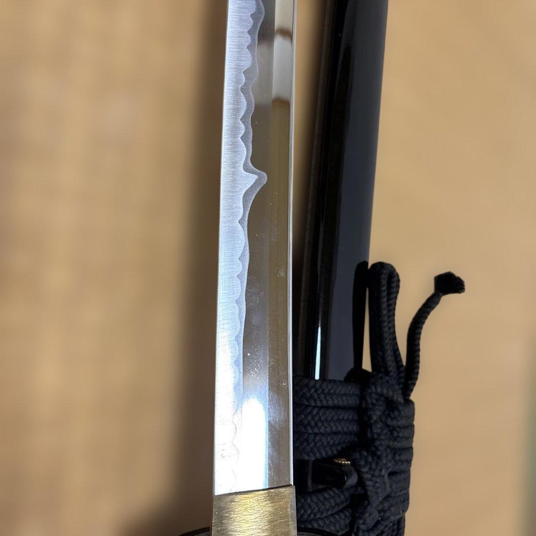 模造刀 湾曲刃 黒い柄