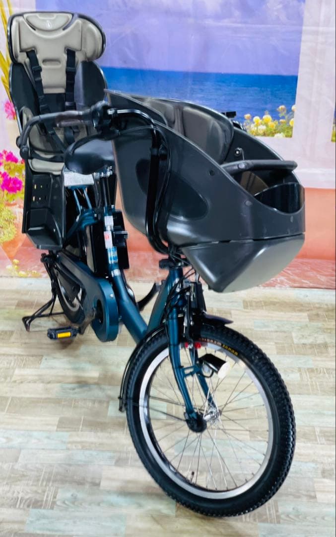 超人気！BIKKE ビッケ16AH⭐️ブリヂストン子供乗せ電動自転車Y2742