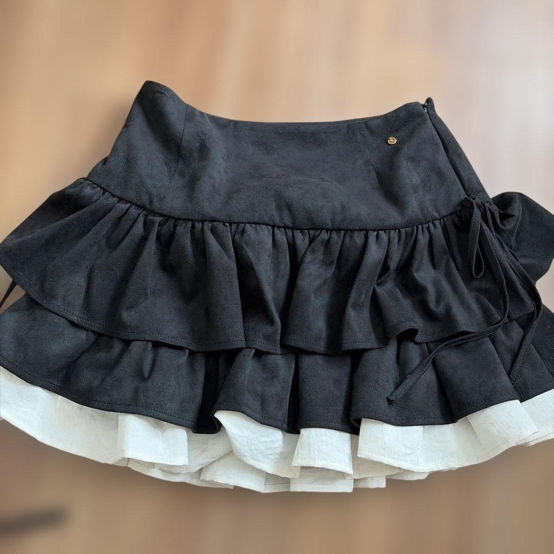 Mel gather skirt black andmary Sサイズ