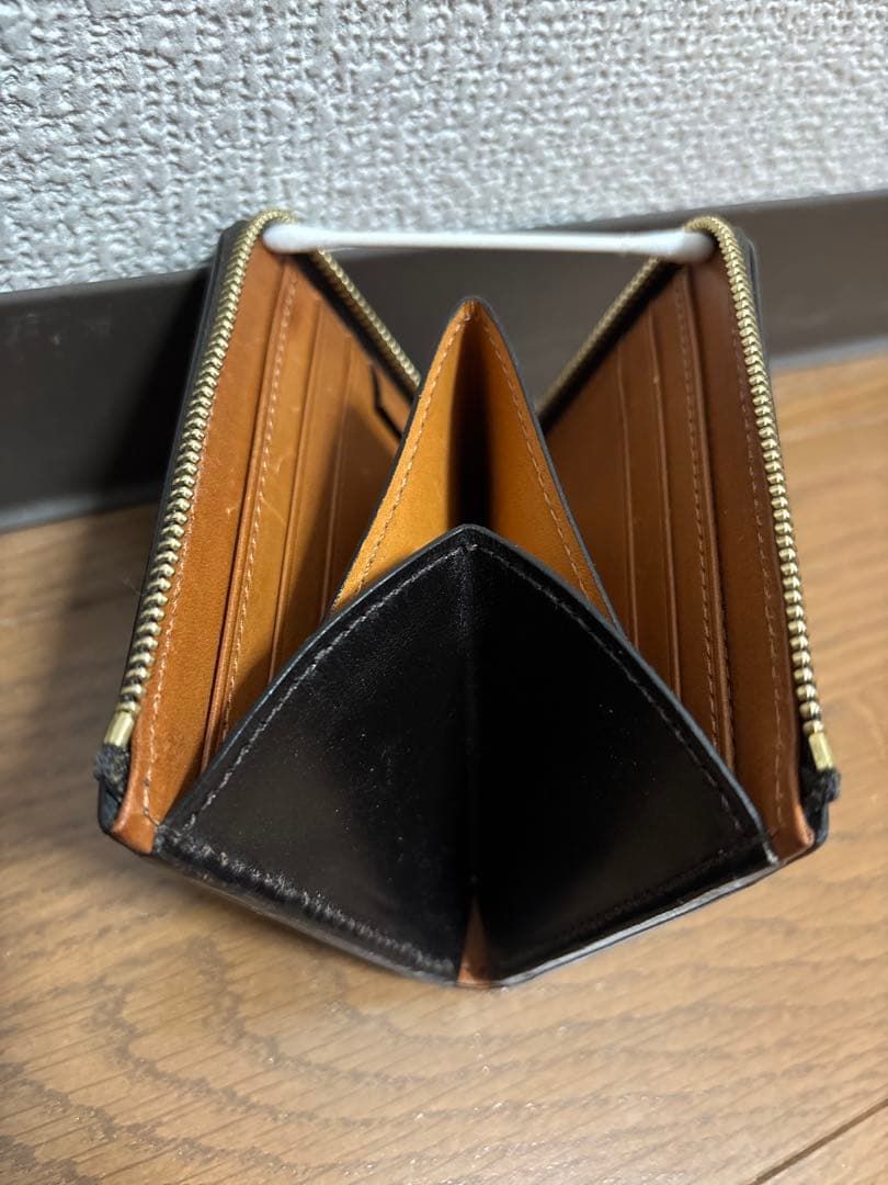 CLAFSTO L字ファスナー 二つ折り財布