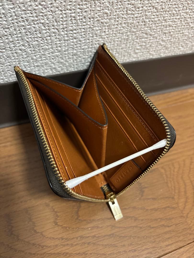 CLAFSTO L字ファスナー 二つ折り財布