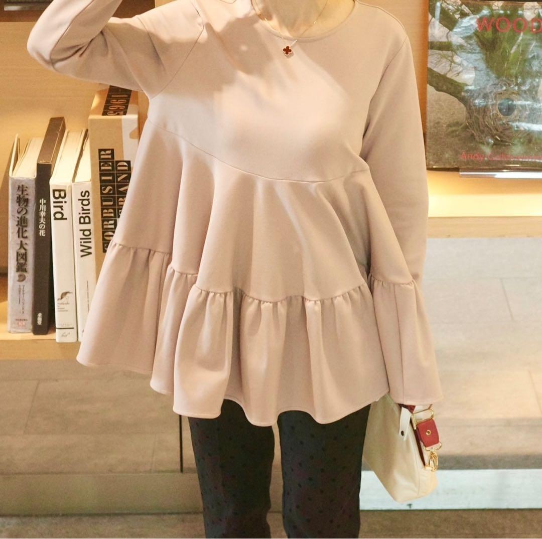 【新品未使用】hitomi URAKIMOU tiered tops ピンク