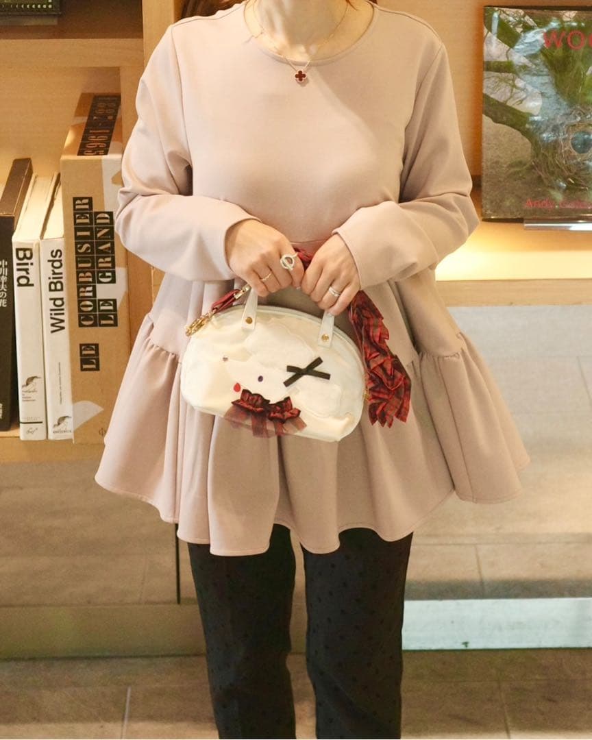 【新品未使用】hitomi URAKIMOU tiered tops ピンク