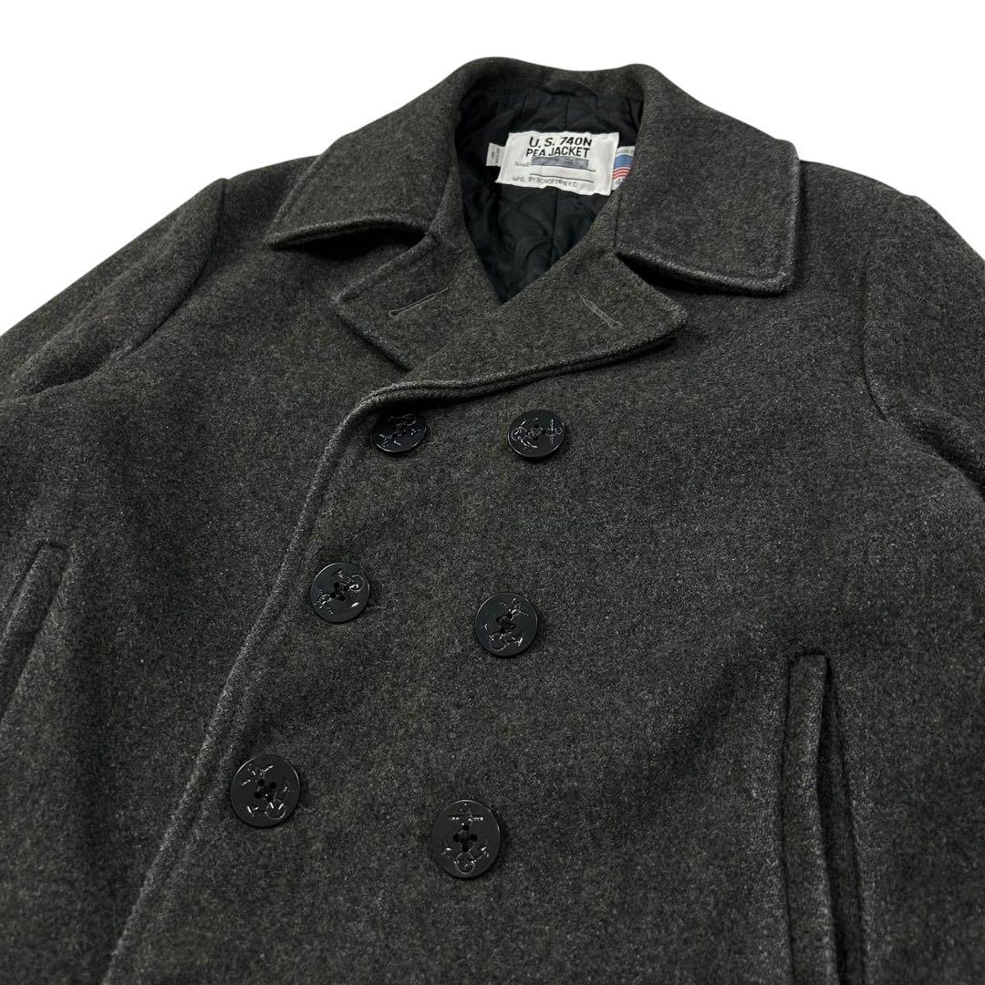 USA製 Schott U.S740N メルトンウールピーコート
