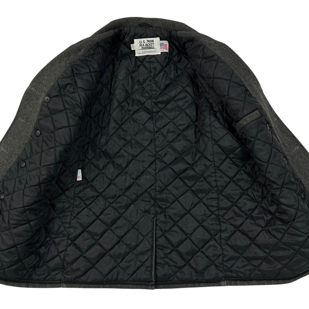 USA製 Schott U.S740N メルトンウールピーコート