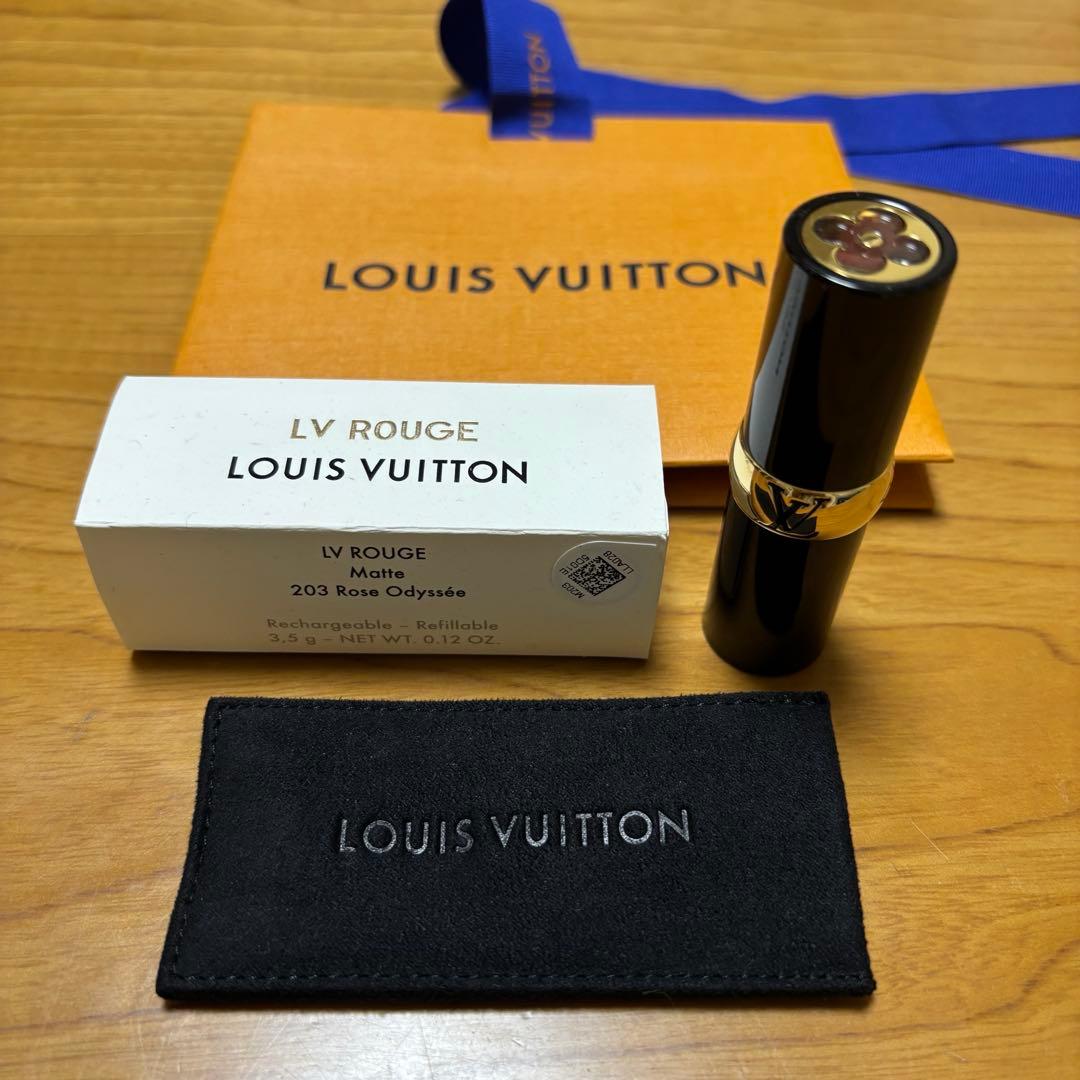 LV ルージュ　マットスティック　ヴィトン　口紅　ルーズオデッセイ　203