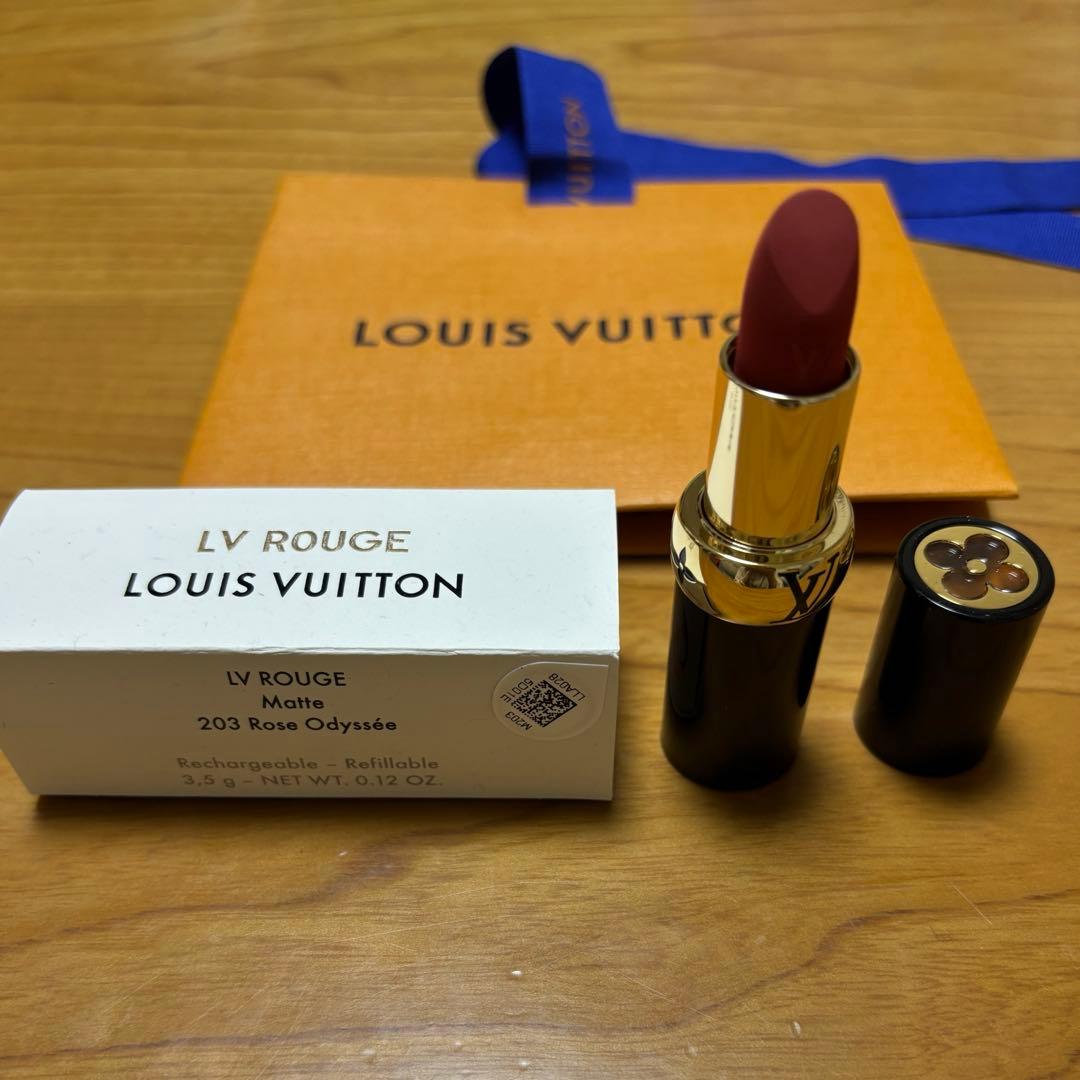 LV ルージュ　マットスティック　ヴィトン　口紅　ルーズオデッセイ　203