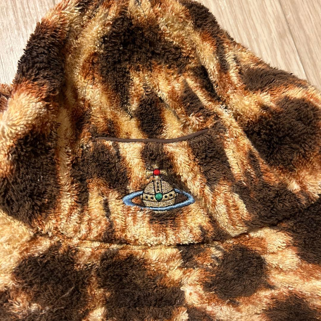 ヴィヴィアンウエストウッド レオパード柄 パイル地ハット