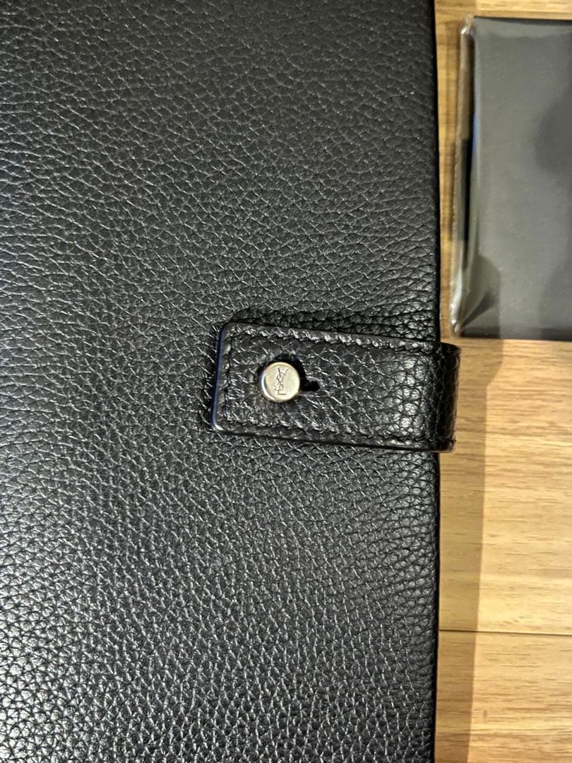 値下げ！【美品】SAINT LAURENT ブラック サックドジュールウォレット