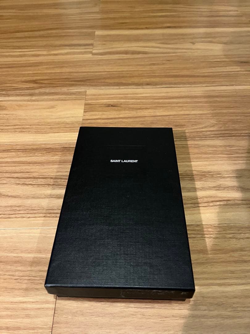 値下げ！【美品】SAINT LAURENT ブラック サックドジュールウォレット