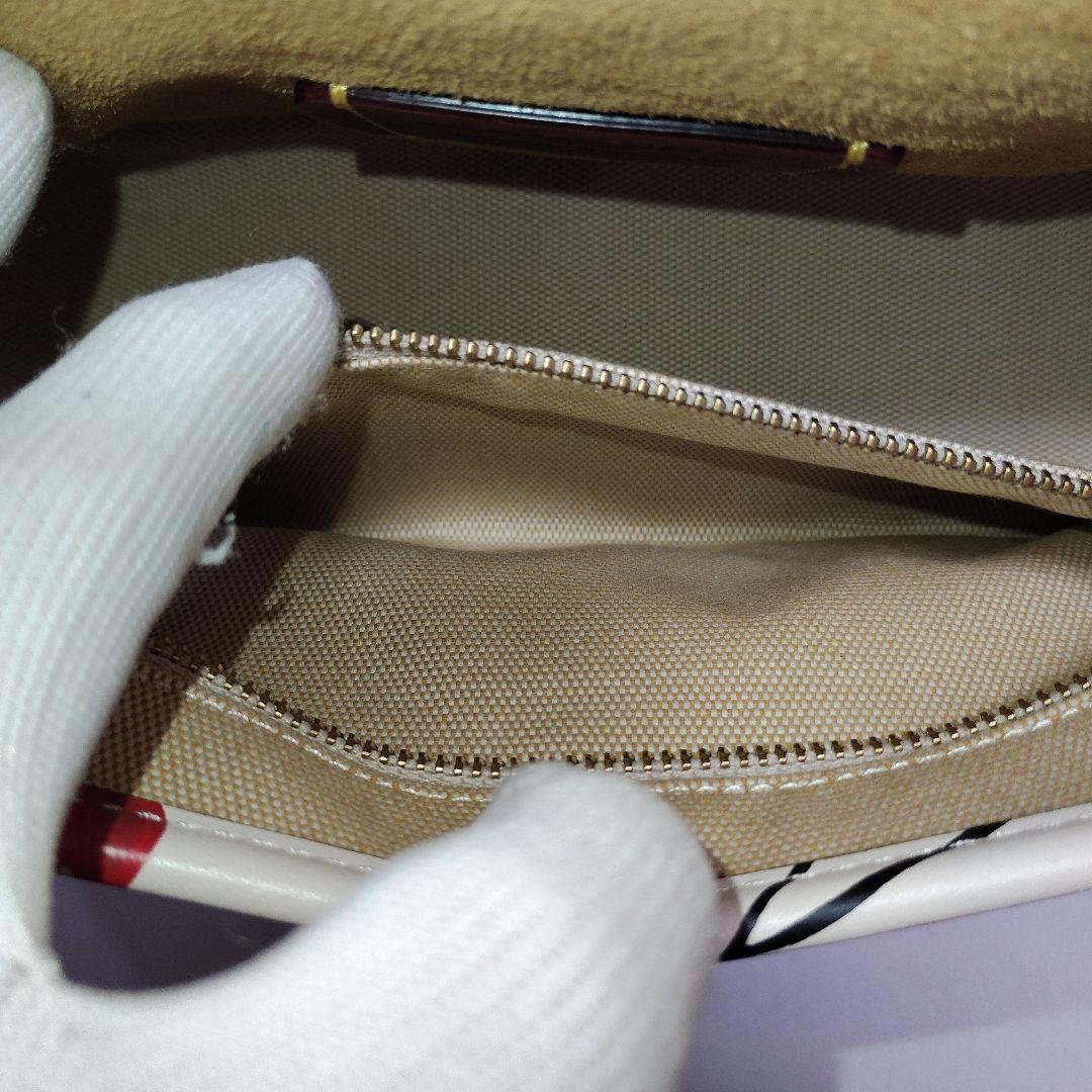 COACH チェリー柄 ショルダーバッグ　ソフトタビー