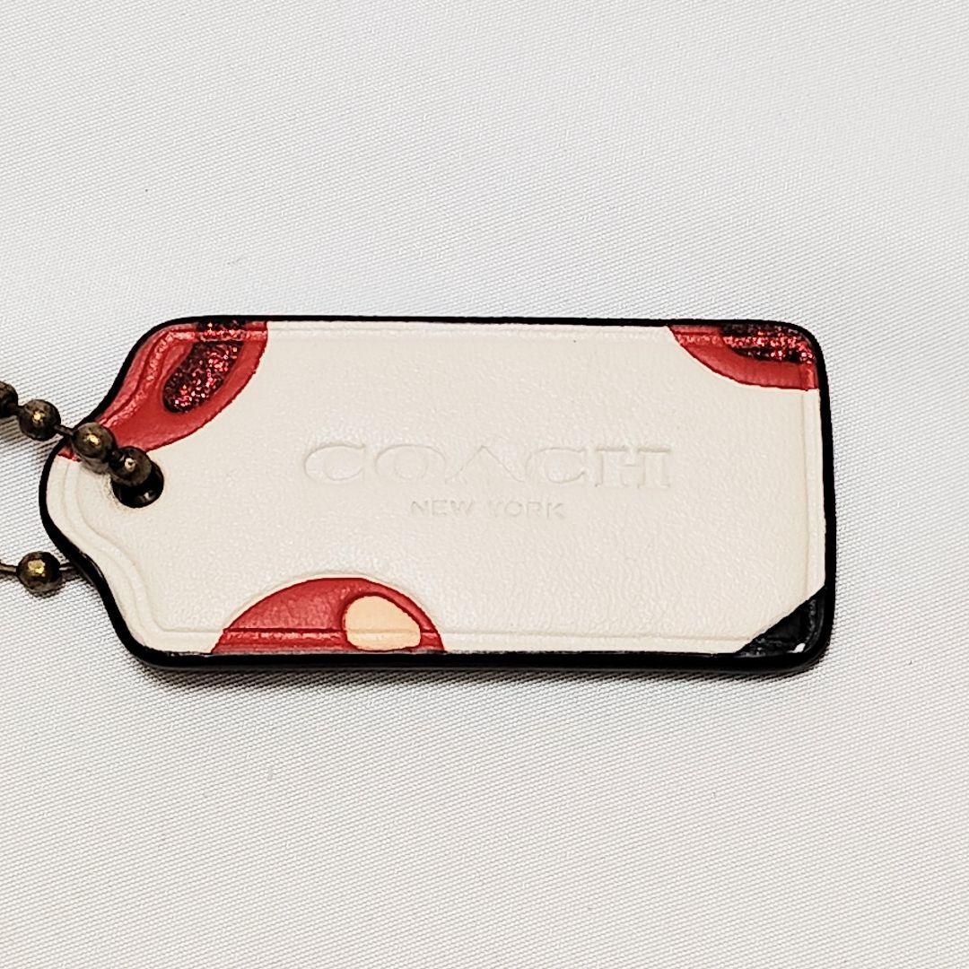 COACH チェリー柄 ショルダーバッグ　ソフトタビー