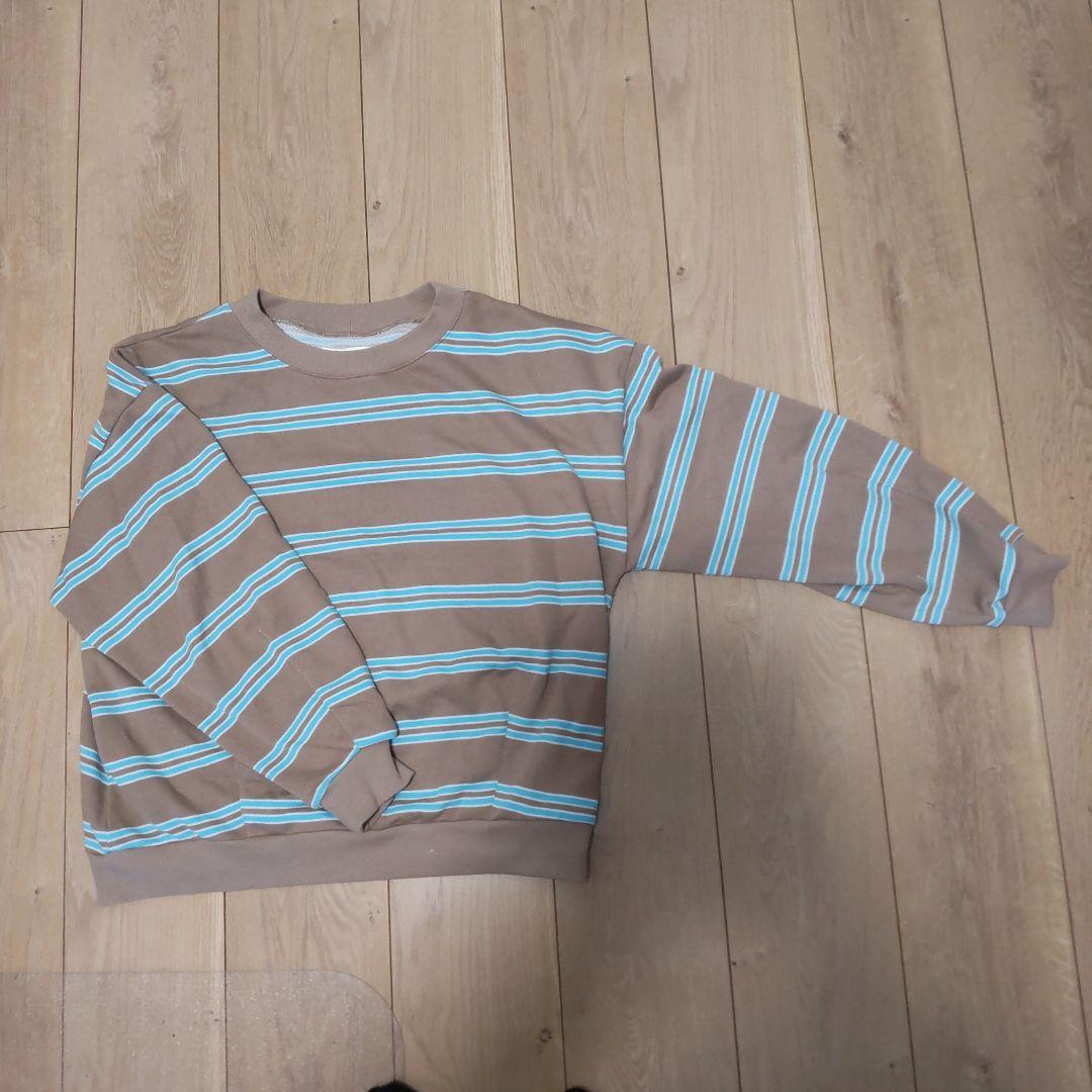 フク＆カメ⭐キンタロウ　オシャレウォーカー マルチボーダートレーナー他