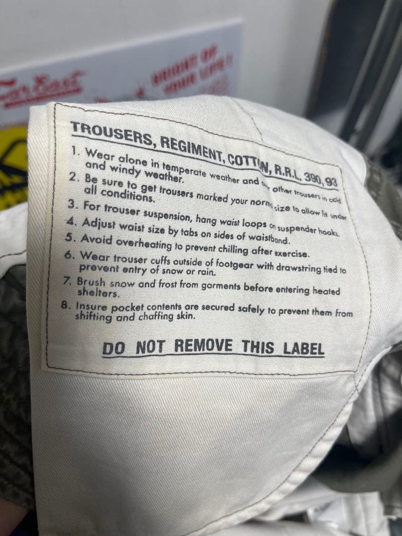 RRL DOUBLE RL ダブルアールエル　カーゴトラウザーズパンツ　30