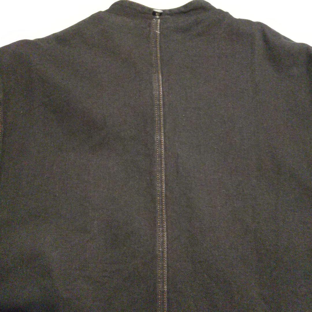 90年代 USA製   ブラックデニムカバーオールJK ④