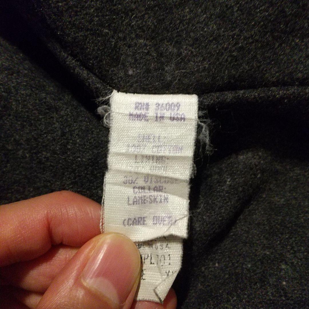 90年代 USA製   ブラックデニムカバーオールJK ④