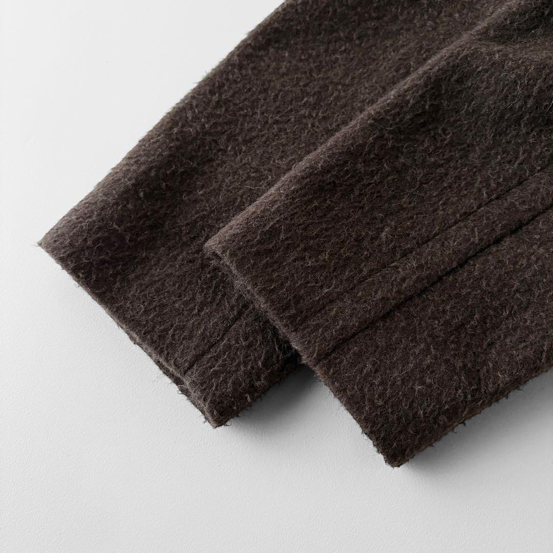 定価64,900円　デミルクスビームス　ナッピングウール　ダブルブレストコート