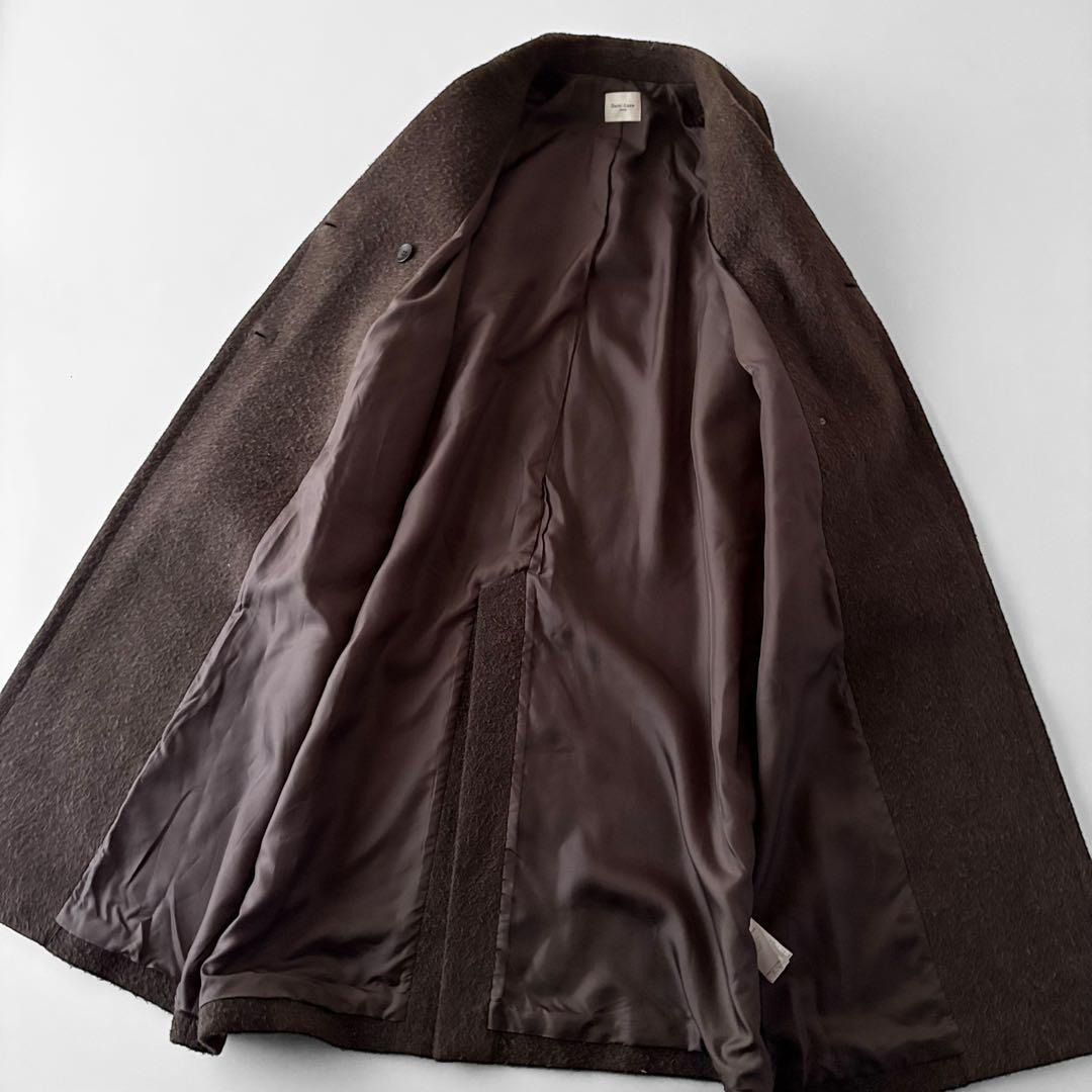 定価64,900円　デミルクスビームス　ナッピングウール　ダブルブレストコート