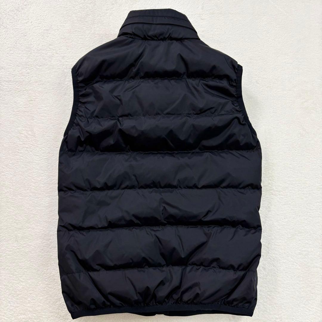 極美品 グッチ ダウンベスト レディース エンブレム クレスト ブラック