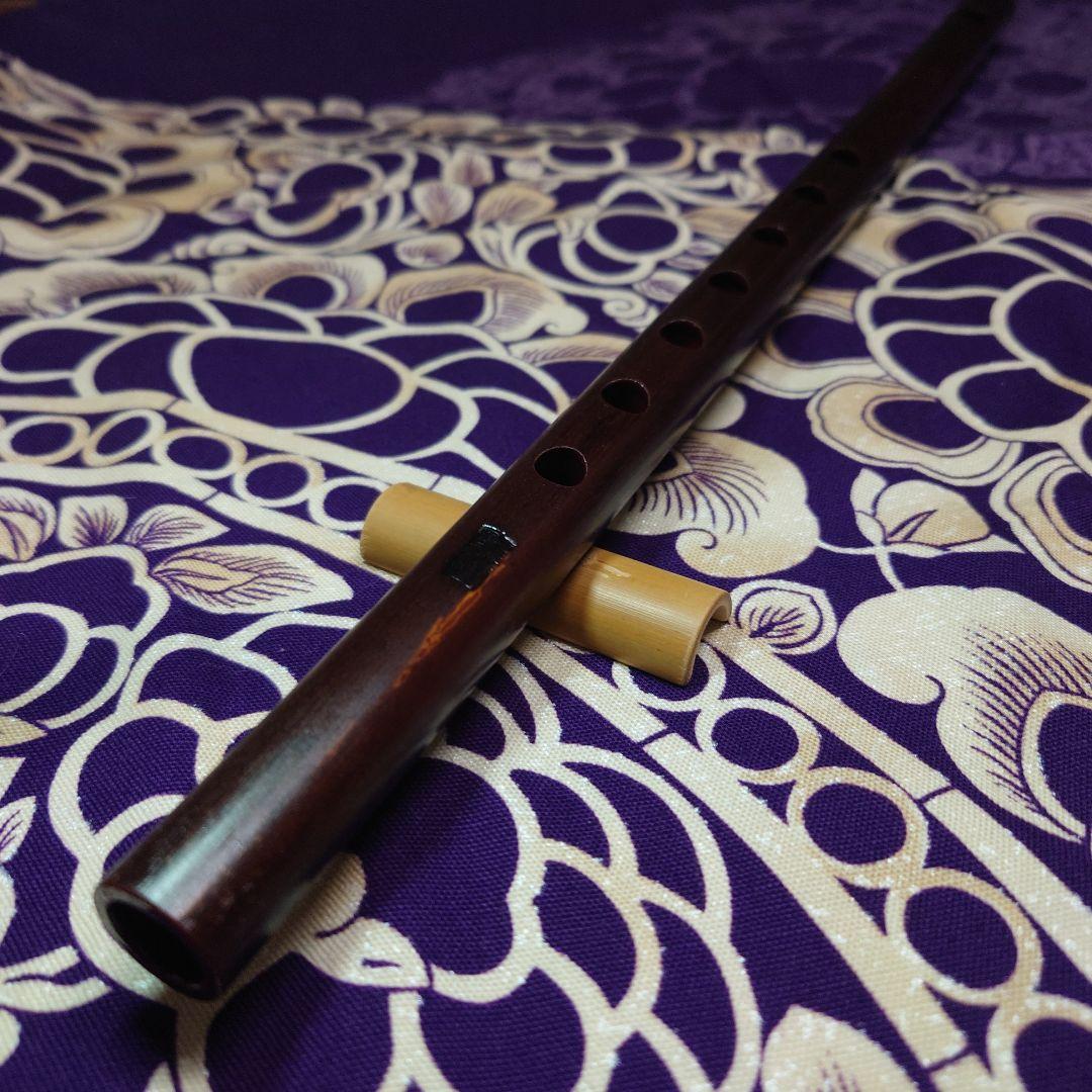 篠笛　煤竹　五本調子　古典調