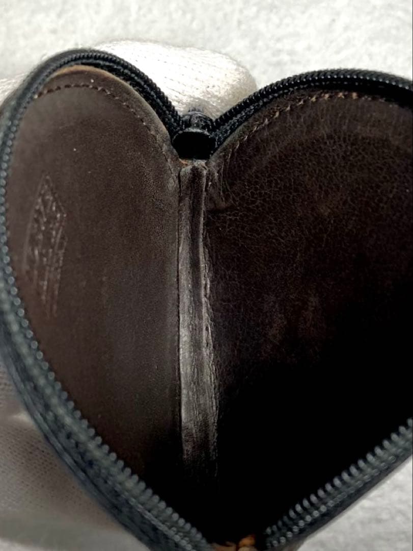 良品　ロエベ　ベラスケス　レザー　ラウンド　ケース　ミニポーチ