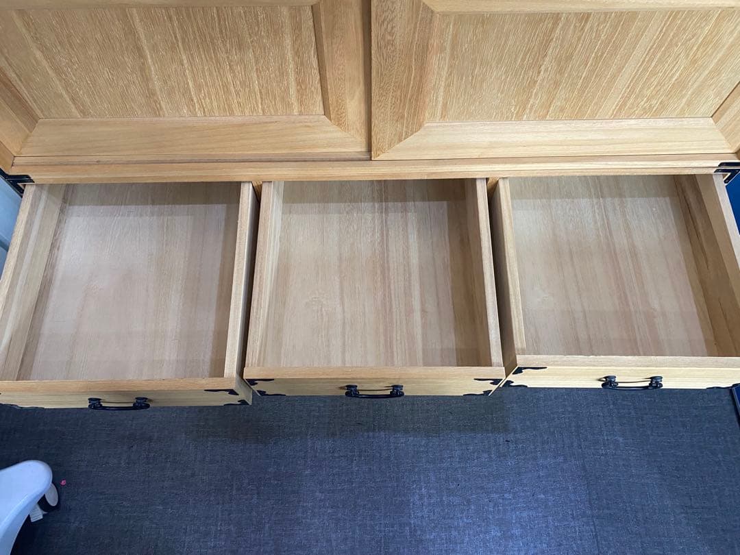 桐箪笥　天然木(桐無垢材) 6段　日本製