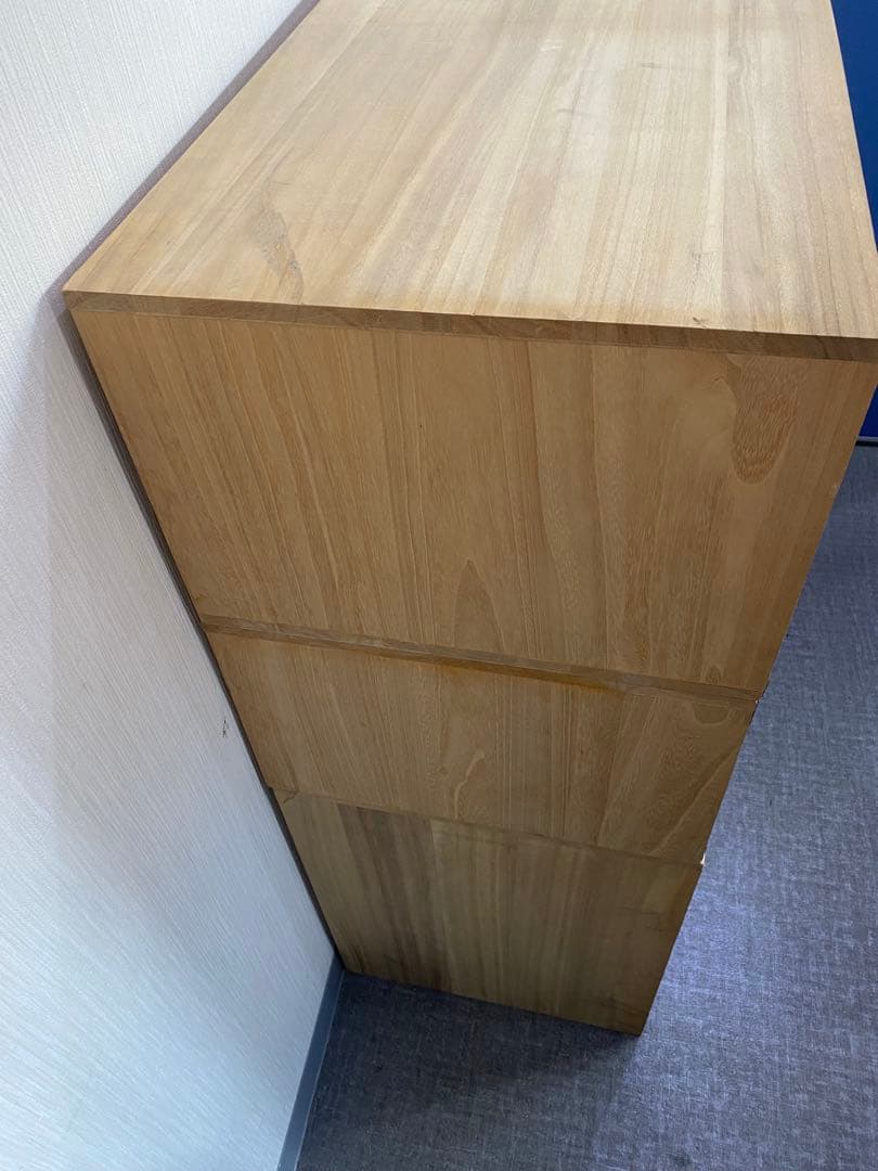 桐箪笥　天然木(桐無垢材) 6段　日本製